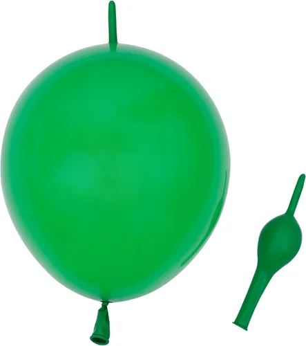 Vista 19 de Globos de eslabones de 12 pulgadas, globos de látex Quick Linkale 60 piezas para bodas, cumpleaños, Halloween, Navidad, decoraciones de festivales