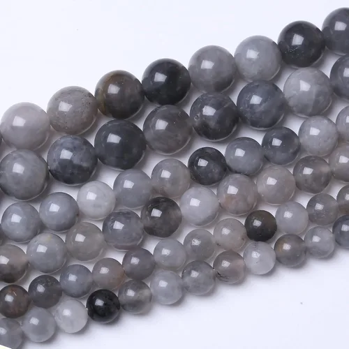 Vista 38 de 6 mm Cuentas redondas sueltas de piedra de sangre africana Cuentas naturales de gemas Cuentas de piedra de energía de cristal para hacer joyas