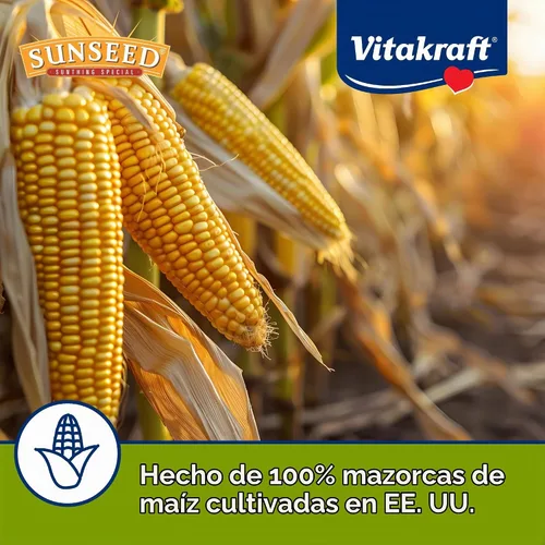Vista 4 de VitaKraft Sunseed - Ropa de cama y arena natural para pájaros, 350 pies
