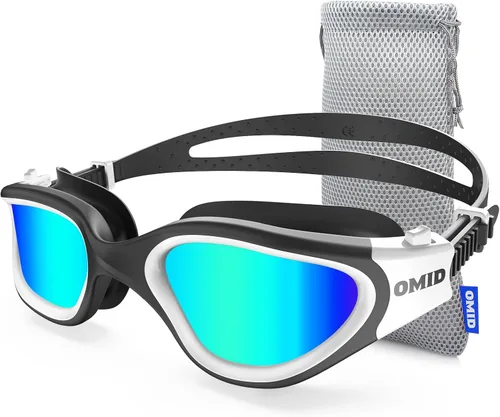 Vista 21 de OMID - Gafas de natación polarizadas P2, gafas antivaho para natación para hombres y mujeres adultas
