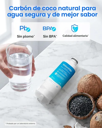 Vista 4 de Waterdrop WD-F45 Filtro de agua, repuesto para Samsung® DA97-17376B