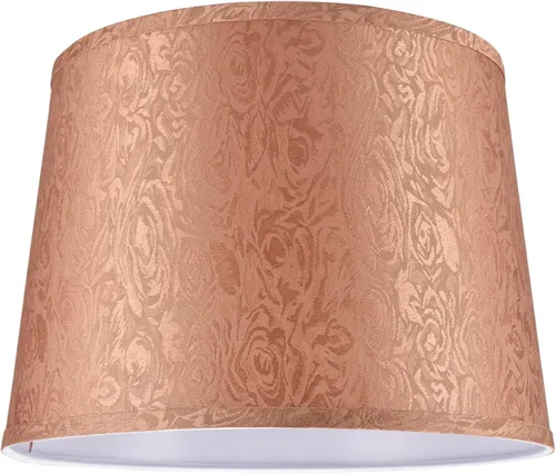 Vista 30 de Aspen Creative 32140 Pantalla de lámpara de construcción araña con forma de imperio de transición de tela dura en lino beige, 12" superior x 14