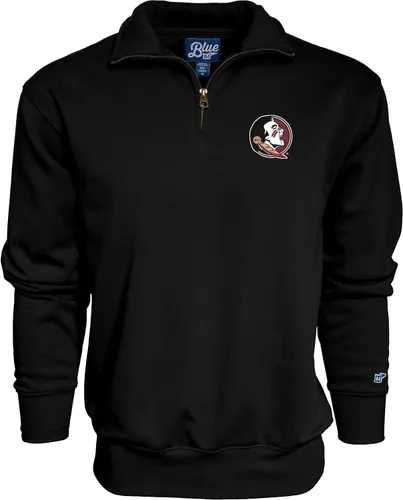 Vista 10 de Blue 84 Sudadera con cremallera de un cuarto para hombre de la NCAA