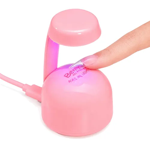 Vista 34 de Beetles Gel Polish Puntas de uñas de gel Flat-X - Almendra mediana, 320 piezas 16 tamaños, puntas de uñas postizas de acrílico suave con media mate