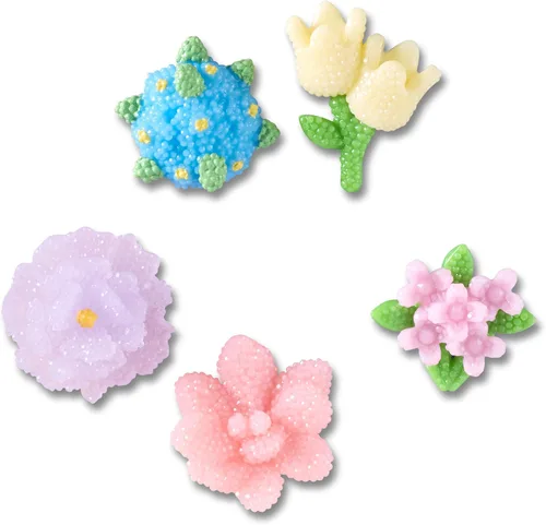 Vista 8 de Crocs Jibbitz Flowers Shoe Charm Packs