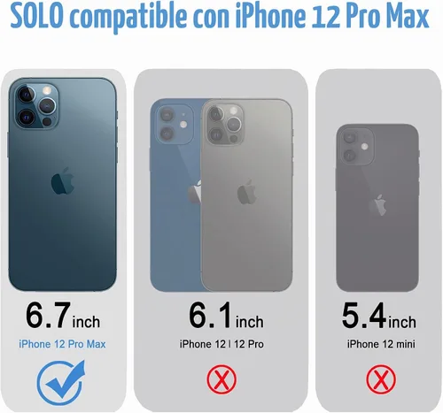 Vista 2 de JJGoo Funda transparente compatible con iPhone 12 Pro Max, transparente, suave, a prueba de golpes, delgada funda protectora para teléfono
