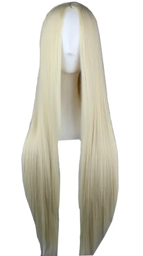 Vista 11 de S_SSOY 75cm/29.5" Pelucas largas rectas Cosplay Halloween sin flequillo peluca para mujeres Negro