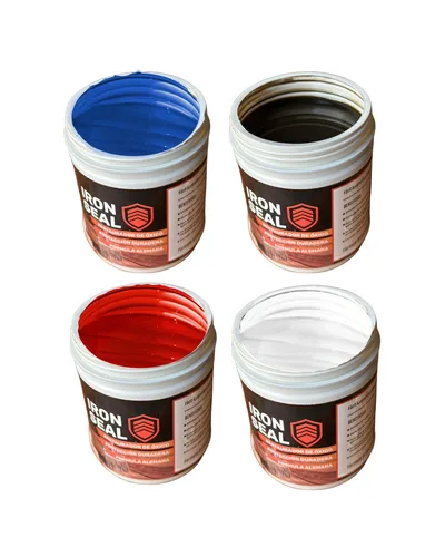 Iron Seal 1 azul 1 blanco 1 negro 1 rojo de Zamia Naturaleza Latina