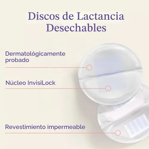 Vista 8 de Lansinoh Almohadillas de lactancia desechables Stay Dry para lactancia materna, 108 almohadillas