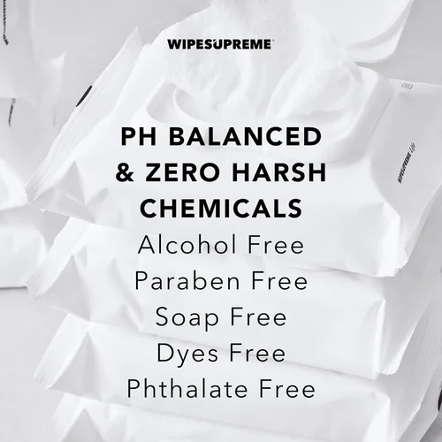 Vista 6 de Wipesupreme Toallitas compostables, hipoalergénicas para pieles sensibles, verificadas por EWG, hidratantes con ácido hialurónico, aptas para recién