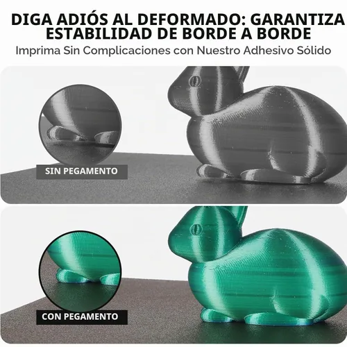 Vista 2 de Creality Barras de pegamento para impresora 3D para cama caliente, reducción de deformación, impresora 3D, adhesivo de cama PVP sólido impresión 3D