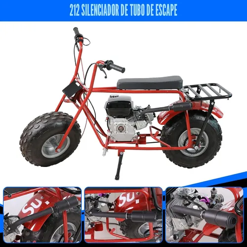 Vista 2 de YOXUFA Tubo de Escape y Silenciador de Reemplazo para Predator 212 196cc 224cc 6.5hp Coleman CT200U CT200U-EX BT200X Baja Warrior MB200 GX160 GX200