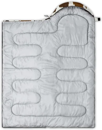 Vista 8 de CVHOUSE - Sacos de dormir para acampar, para 3 estaciones, clima cálido y fresco, ligeros, resistentes al agua, para adultos y niños