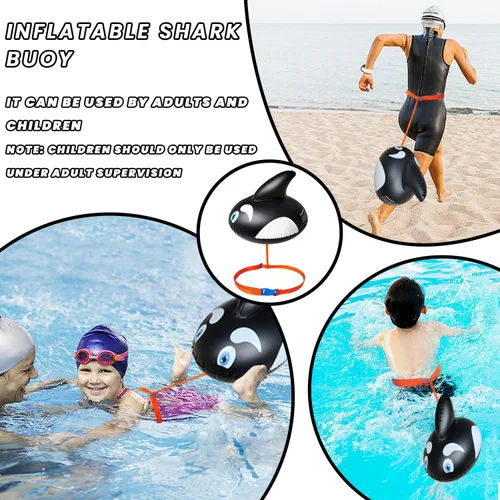 Vista 5 de Flotadores de piscina para adultos, flotadores de piscina para adultos, el tamaño del cinturón es ajustable, hace que tu natación sea más fácil