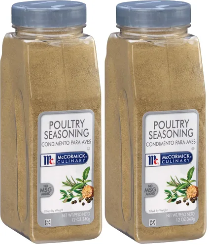 Vista 13 de McCormick Culinary Condimento para aves de corral, 12 oz - Un recipiente de 12 onzas de especias de condimento para aves de corral sin MSG