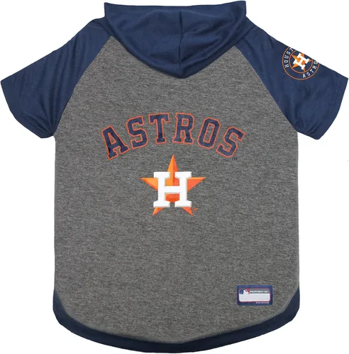 Vista 9 de Sudadera con capucha MLB para perros y gatos - Camiseta con capucha para perros Philadelphia Phillies, extra pequeña. - Sudadera con capucha