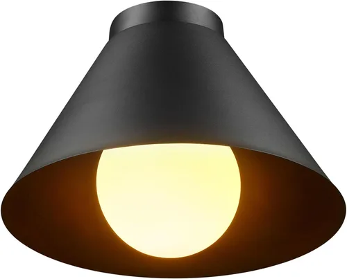 Vista 11 de GLOBE Electric 66000038 18.5W Lámpara de techo empotrable LED integrada para interior y exterior, blanco mate, acento en tono madera, mejoras