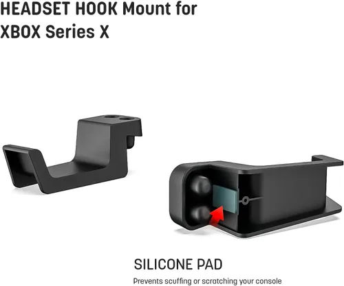 Vista 4 de ADZ Soporte para auriculares Xbox, gancho para auriculares Xbox Series X