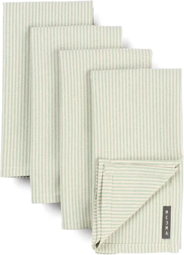 Vista 13 de MEEMA Servilletas de tela Servilletas de tela de algodón lavables hechas de materiales reciclados Juego de regalo de mesa de cocina 19.5 x