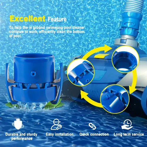 Vista 3 de R0526900 Conector rápido para Zodiac Baracuda MX6, MX8, T5 y T5 Duo Aspiradores Azul