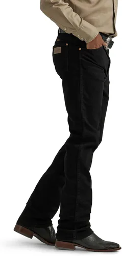 Vista 2 de Wrangler - Pantalón de mezclilla entallado de corte vaquero para hombre