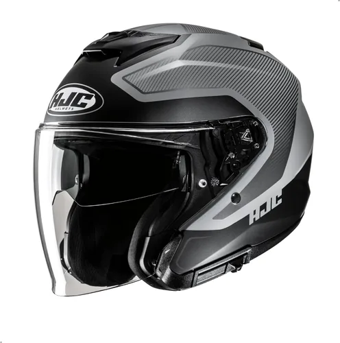 Vista 6 de Casco de moto de cara abierta HJC i31 Tevis, Aprobado DOT (MC1SF, XS)