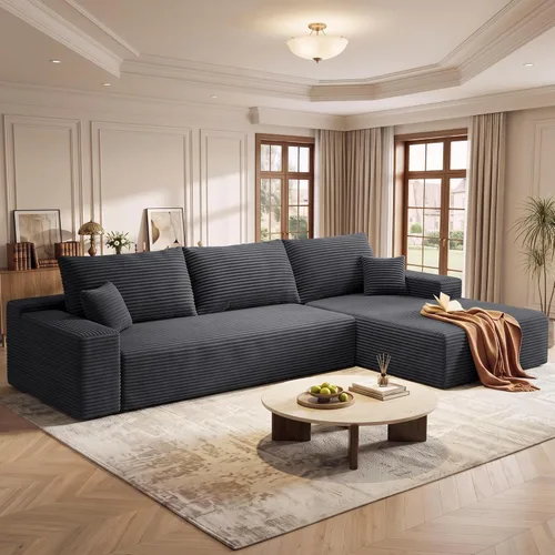 Vista 44 de AUGOP Sofá modular moderno de 108 pulgadas para sala de estar, sofá modular con sofás en forma de L, sofá tapizado sin hueso, sofá seccional