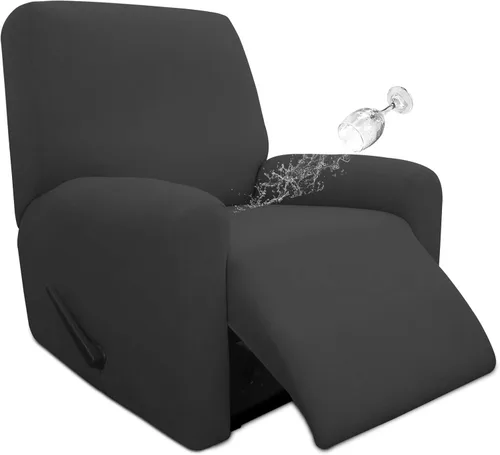 Vista 33 de Easy-Going Funda de sofá 100% impermeable doble de 3 piezas, elástica, suave, para perros, para sofá de 2 cojines separados, protector de muebles a