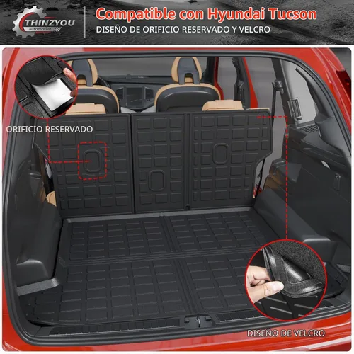 Vista 7 de Juego de alfombrillas para Hyundai Tucson 2022-2025 2026