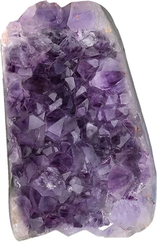 Vista 11 de TUMBEELLUWA 5.29-7.05 oz de cristal de amatista natural para decoración del hogar, figura de piedra de cuarzo de geoda drusa cruda para meditación