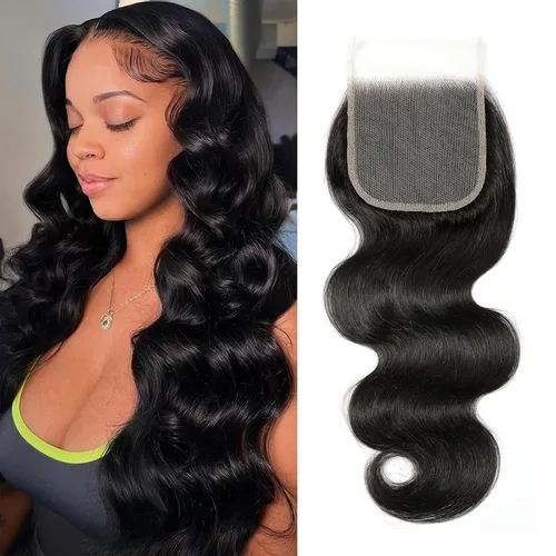 Vista 24 de Encaje frontal transparente HD de 13 x 6 pulgadas, prearrancado con abuelitos, línea capilar natural, cierre frontal ondulado 12A, cabello humano