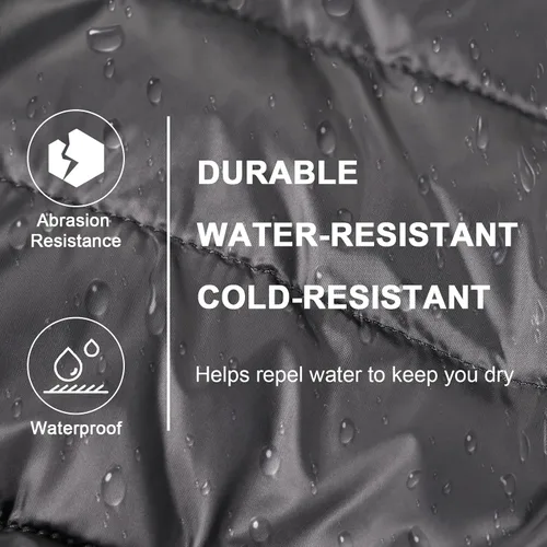 Vista 3 de Gorro cálido de invierno para hombres y mujeres, saco de dormir resistente al viento, para acampar al aire libre, gorra impermeable para senderismo