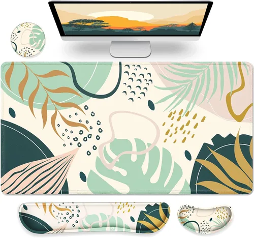 Vista 11 de Gimars Reposamuñecas para mouse, soporte de muñeca Pop It Fidget para aliviar la presión del mouse, almohadilla ergonómica de espuma viscoelástica