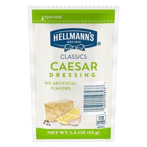 Vista 6 de Hellmann's Classics Caesar - Botellas de ensalada para aderezo de ensalada sin gluten, sin sabores artificiales, colores o jarabe de maíz con alto