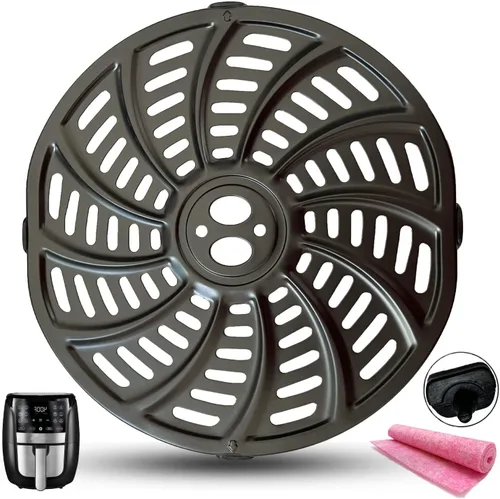 Vista 9 de Sartén para freidora de aire de 8 cuartos de galón para freidora de aire PowerXL Vortex Pro Plus, bandeja antiadherente prémium para freidora