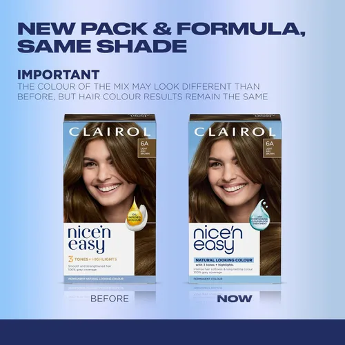 Vista 19 de Clairol Nice'n Easy - Tinte permanente para el cabello, color castaño medio 5, paquete de 3 unidades 5 Marrón medio