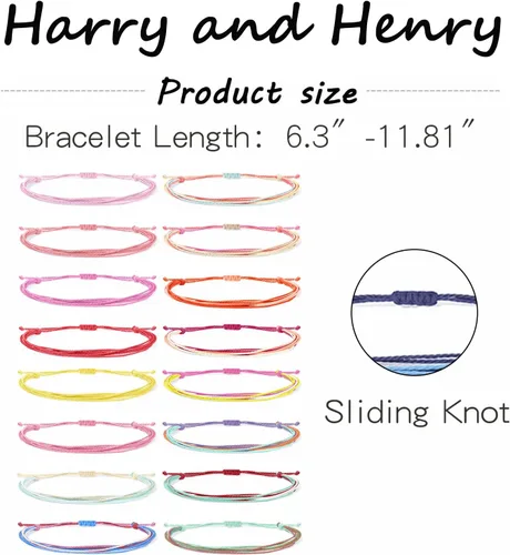 Vista 4 de Pulseras azules de la amistad para mujer, regalos de Navidad, calcetines de Navidad, pulseras de tobillo impermeables, pulseras de cuerda ajustable