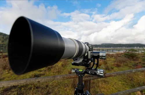 Vista 7 de Fotopro Cabeza de cardán E-6H, cabeza de cardán, cabeza de lente grande, cabeza de fotografía de vida silvestre, cabeza de fotografía deportiva