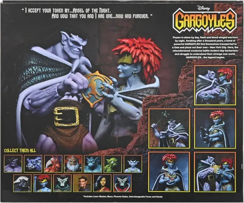 Vista 4 de NECA Paquete de 2 figuras de acción coleccionables de gárgolas: Vows Ultimate a escala de 7 pulgadas, Goliat y Demona