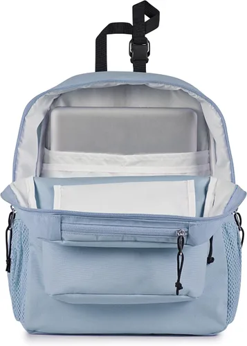 Vista 7 de JanSport Central Adaptive Pack Mochila compatible con silla de ruedas y andador, color azul oscuro