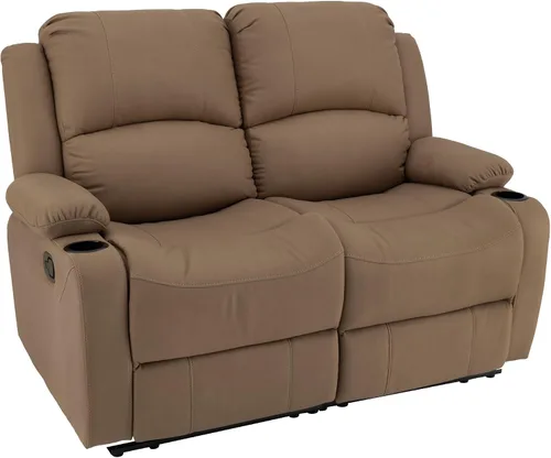 Vista 10 de Camper Comfort Asientos reclinables de pared de 58 pulgadas Sofá reclinable doble Sofá RV Asientos de teatro Muebles