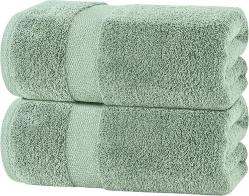 Vista 32 de Toallas de mano blancas clásicas para baño [paquete de 12] Toallas de mano de algodón a granel para gimnasio, cocina y spa, 16x27 pulgadas, toallas