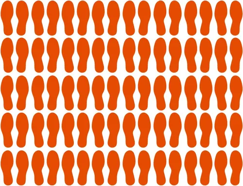 Vista 10 de LiteMark Calcomanías de vinilo para piso, calcomanías de línea para suelo de aula, oficinas, bailes, eventos, marcadores de puntos duraderos con Azul