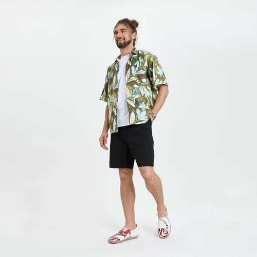 Vista 4 de UIN Mocasines pintados para hombre, zapatos de viaje sin cordones, zapatos de lona para caminar, casuales, ligeros, cómodos, a la moda, Toledo
