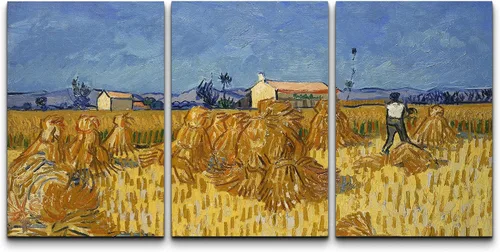 Vista 172 de wall26 Lienzo enmarcado para pared, juego de arte con flores de almendra de Vincent Van Gogh, naturaleza, ilustraciones de área silvestre, bellas