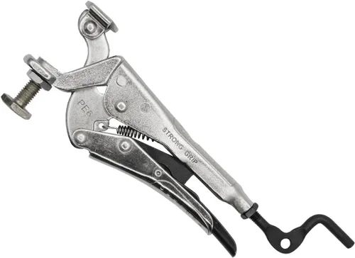 Vista 2 de Strong Hand Tools PE6 Alicates de sujeción de acción inversa Expand-O, presión de sujeción de 500 libras, rango de 1" a 1-3/4", tamaño de 6.5