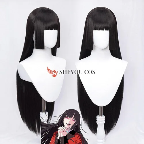 Vista 2 de LCNING Anime KAKEGURUI Yumemite Yumemi Cosplay María Saotome Meari Peluca Yumeko Jabami Cos Yomoduki Runa Peluca Momobami Kirari Cosplay Pelo