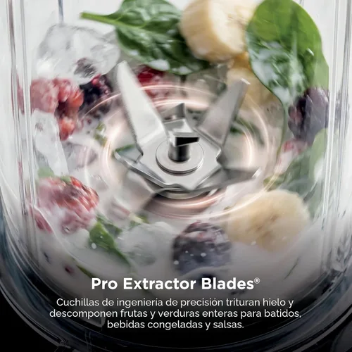 Vista 5 de Ninja BN301 Nutri-Blender Plus - Licuadora personal compacta, motor de 900 vatios de pico, para bebidas congeladas, licuados, salsas y más, (3)