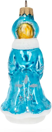 Vista 3 de Snegurochka Snow Maiden - Adorno navideño de cristal