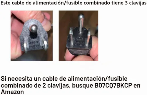 Vista 7 de GJS Gourmet Combo de cable de alimentación y fusible de 3 clavijas compatible con Instant Pot Duo (80, Plus 80), EVO (Plus 6, Plus 80), Nova
